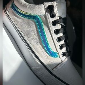 Super rare unique iridescent Vans